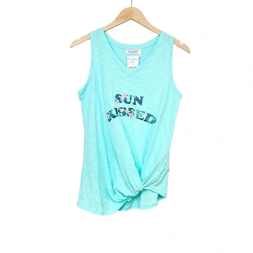 Fresh Produce Blue Tank Top XS